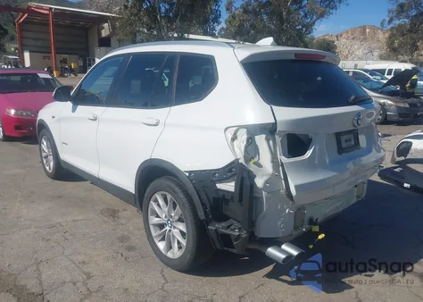 2015 BMW X3 Sdrive28I z USA, uszkodzony, nr VIN 5UXWZ7C55F0M82942